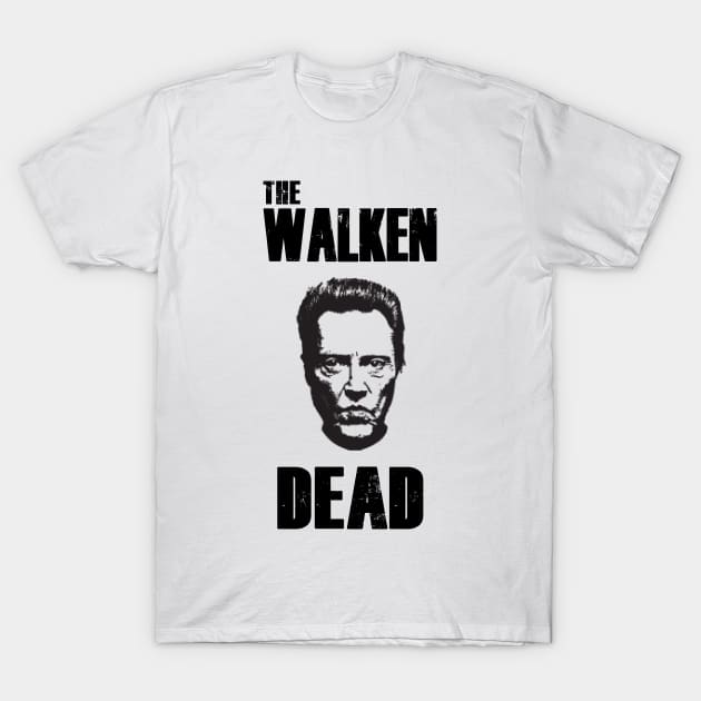 Christopher Walken The Walking Dead Pun T-Shirt by magentasponge